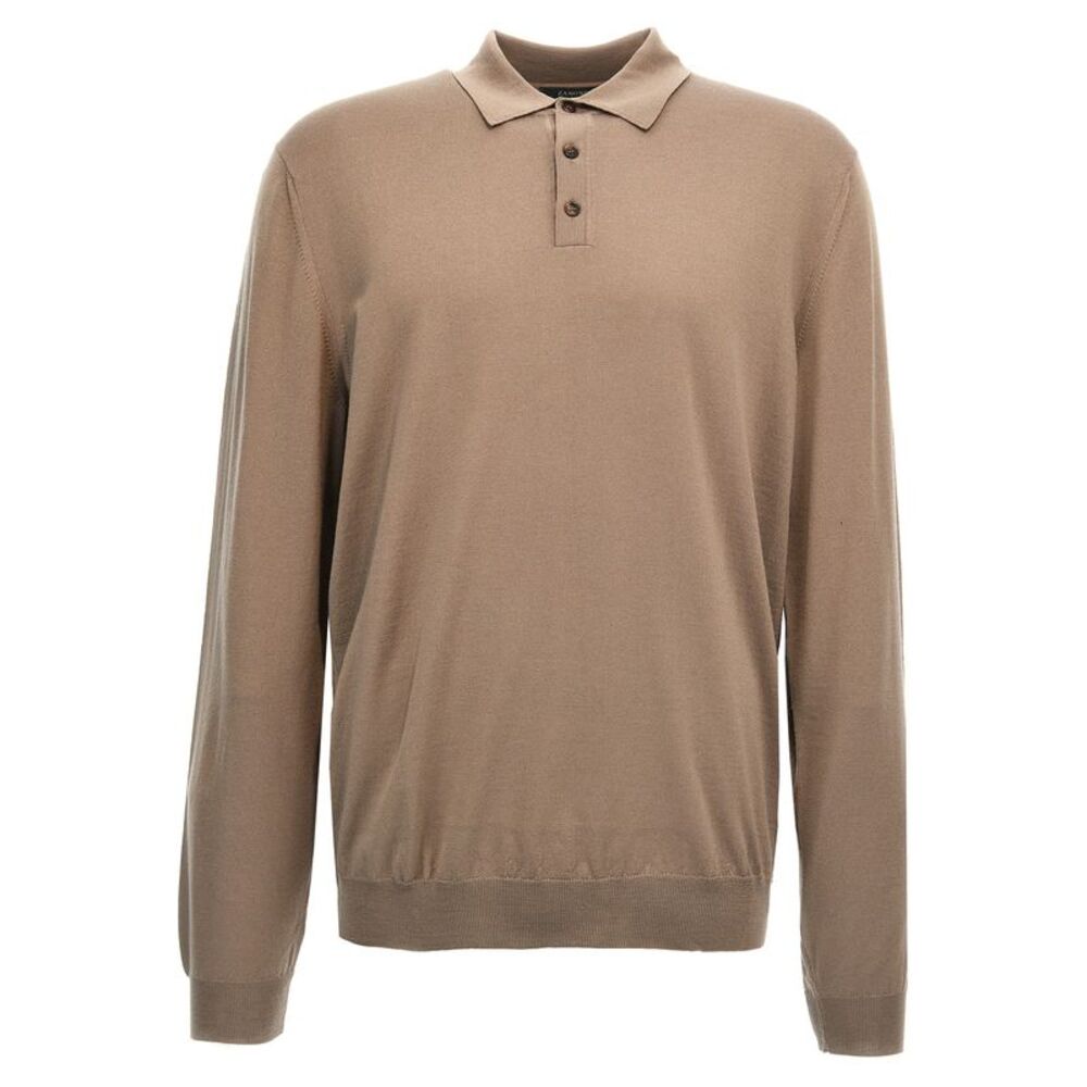 Zanone Men Virgin Wool Polo Shirt
